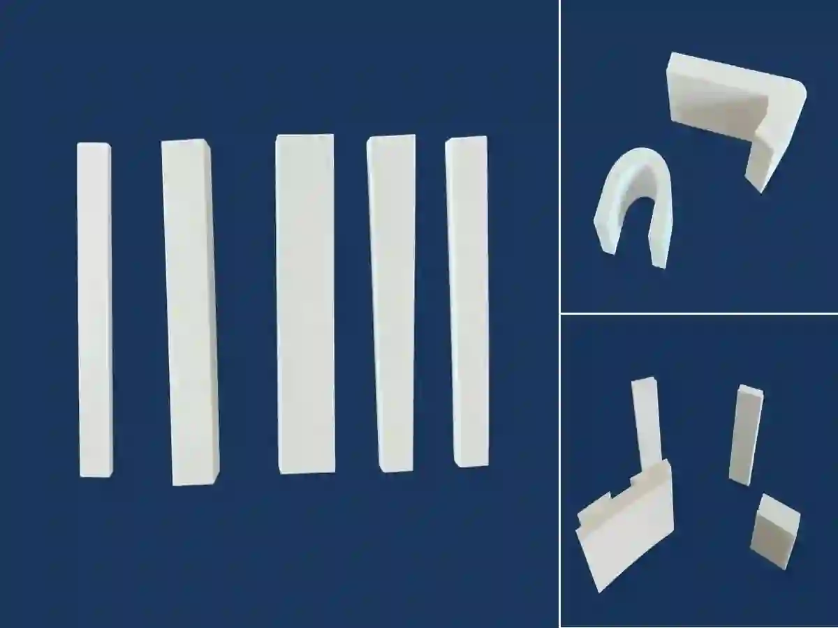Custom Shaped Ceramic Liners - U-profiles, L-profiles, slotted and grooved ceramic designs
